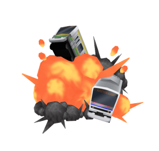 Unmanned Train Bomb